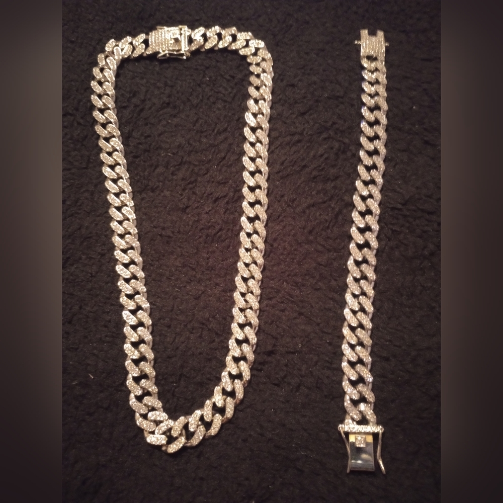 Cuban Necklace Set